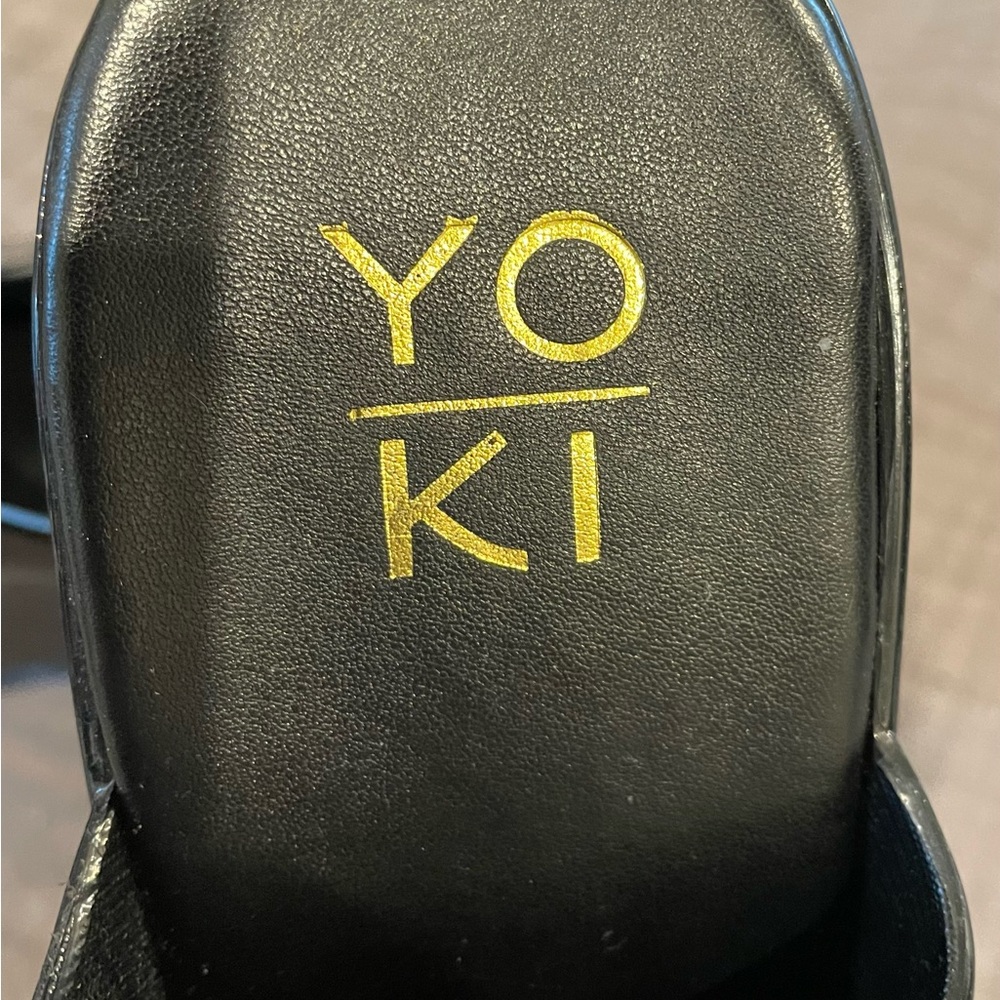 Yoki Women's Black Patent Platforms Size 9 🤩‼️🤩 - Picture 4 of 6